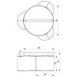  Plafonski luster LOFT SHADE 3xE27/60W/230V crna/zlatna | Eponuda.com