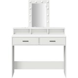  Toaletni Stol Bijeli MDF 100 x 41 x 140 cm Toaletni Stol | shoptok.hr