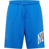 Nike Sportswear Hlače 'CLUB' kraljevo modra / oranžna / bela
