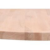 Stolna ploča Ø80x4 cm okrugla od masivne bukovine | shoptok.hr