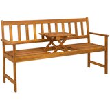  Vrtna klupa 158 x 55 x 89 cm Čvrsto drvo akacije Prirodna | shoptok.hr