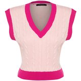 Trendyol Sweater Vest - Pink - Regular fit Cijene