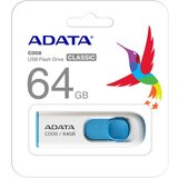 Adata C008 64GB USB 2.0 memorija, bijela (AC008-64G-RWE) | shoptok.hr