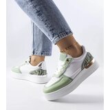 Gemre Green platform sneakers Tooele | Shoptok.si
