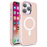 HURTEL Magnetni ovitek z MagSafe za iPhone 15 Plus, roza luknje za vrvico, (21521775) Cene