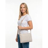 Vuch Crossbody torba Coalie Suede Creme, 20 x 24 cm | shoptok.hr