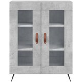  Komoda siva boja betona 69,5x34x90 cm od konstruiranog drva | shoptok.hr