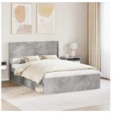 vidaXL Uzglavlje Betonska siva PB - Betonska siva 140 cm Cijene