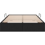  Otomanski krevet s pohranom Crna 120 x 200 cm tkanina | shoptok.hr