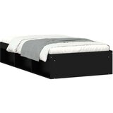 vidaXL Posteljni okvir črn 90x200 cm | Shoptok.si