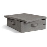 Bigso Siva tekstilna škatla za shranjevanje s pokrovom 46x56x16 cm Soft Storage Low – | Shoptok.si