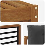  Set vanjskih sofa 6 kom. Prirodna i antracit | shoptok.hr