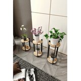 Hanah home drveni štand za biljke flower desk round | ePonuda.com
