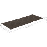  Klop z blazino 159 cm trdna tikovina | Shoptok.si
