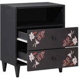  Nočna omarica večbarvno 50 x 33 x 60 cm Masiven les manga, (5000091645) | Shoptok.si