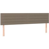  Krevet s oprugama i madracem LED smeđesivi 120x190cm od tkanine | shoptok.hr