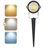  LED spoljašnja lampa BLAKE LED/5W/230V 4000K IP65 crna | Eponuda.com
