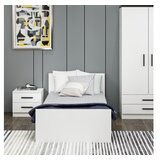 Hanah home kale bedstead 90 x 190 white