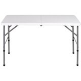 Vilde zložljiv catering miza 2v1 120 &amp;times; 60 cm &amp;ndash; nastavljiva vi&amp;scaron;ina 49/73,5 cm Slike