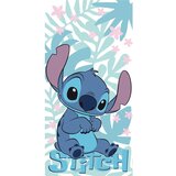 Jerry Fabrics Plavi pamučan dječji ručnik 70x140 cm Lilo and Stitch "Palm Leaves" – Cijene