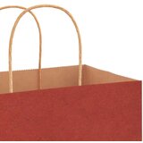  Papirnate vrećice 250 kom s ručkama crvene 54x15x49 cm | shoptok.hr