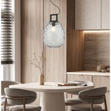  Luster na sajli LUCY 1xE27/40W/230V u dimnoj crnoj boji | Eponuda.com