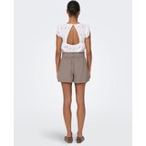 Only Kratke hlače & Bermuda ONLARIS LIFE HW BELT SHORTS CC WVN 15310845 Bež | Shoptok.si