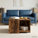  Kava Stol Dimljeni hrast 50,5 x 50 x 33 cm Konstruirano drvo | Eponuda.ba