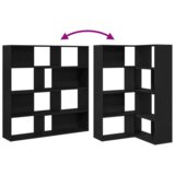 Ormarić 2 pcs Crni hrast 85 x 85 x 140 cm Konstruirano drvo | shoptok.hr