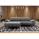 XORA sedežna garnitura, šenilja temno siva | Shoptok.si