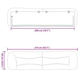  Jastuk za uzglavlje Hvar krem 200 cm od tkanine | shoptok.hr