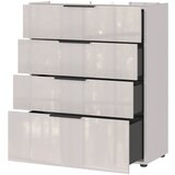 Germania Kremno bela visoka komoda 83x102 cm Oakland – | Shoptok.si