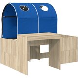 Krevet s Tunnels 3 kom. Artisian hrast i plava | Eponuda.com