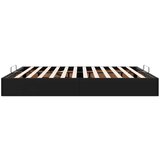 vidaXL Otomanski okvir kreveta bez madraca crni 160x200cm umjetne kože | shoptok.hr