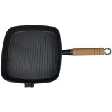 Grill King cast iron grill ponev z lesenim ročajem, 25 cm, (21567559) Cene
