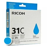 Gel kartuša Ricoh GC31C (405689) modra/cyan- original