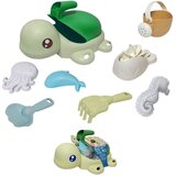 Woopie green 2u1 set za pijesak i kadu green turtle 8 kom. biorazgradiv organski materijal | shoptok.hr