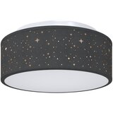 vidaXL stropne svetilke z zvezdasto lampo Črna Ø 30 cm Blago E27, (22044571) | Shoptok.si