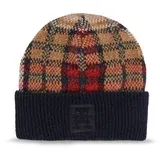 Tommy Hilfiger Kapa Tommy Check Beanie AW0AW15315 Mornarsko modra