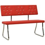 vidaXL Klop 110 cm rdeče umetno usnje | Shoptok.si