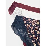 Sinsay Brazilske čipkaste gaćice 3 komada | shoptok.hr