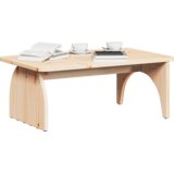 vidaXL Klubska miza Naravni 80 x 50 x 31 cm Masivno borovo les | Shoptok.si
