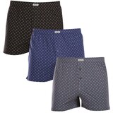 Andrie 3PACK men's shorts multicolor cene