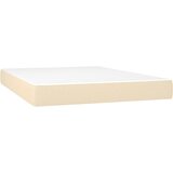  s oprugama i madracem krem 140 x 190 cm od tkanine | shoptok.hr