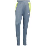 Adidas Sportske hlače 'Tiro 24' limeta zelena / siva / prljavo bijela Cijene
