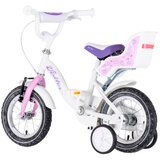 Visitor bicikl kids liloo 12" 8" v-brake kontra 95-115cm (12") belo roze perla 1120096 | Eponuda.com