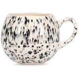 Salt&Pepper Črno-bela skodelica iz kamenine 460 ml Muggies – Cene