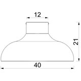  plafonsko svetlo basca 1xE27/15W/230V, prečnika 40 cm, braon | Eponuda.com