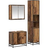  Set namještaja za kupaonicu 3 pcs Staro drvo 65 x 33 x 60 cm | shoptok.hr