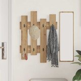  Vješalica za kapute na zidu Umjetnički hrast 60 x 3 x 82 cm | shoptok.hr